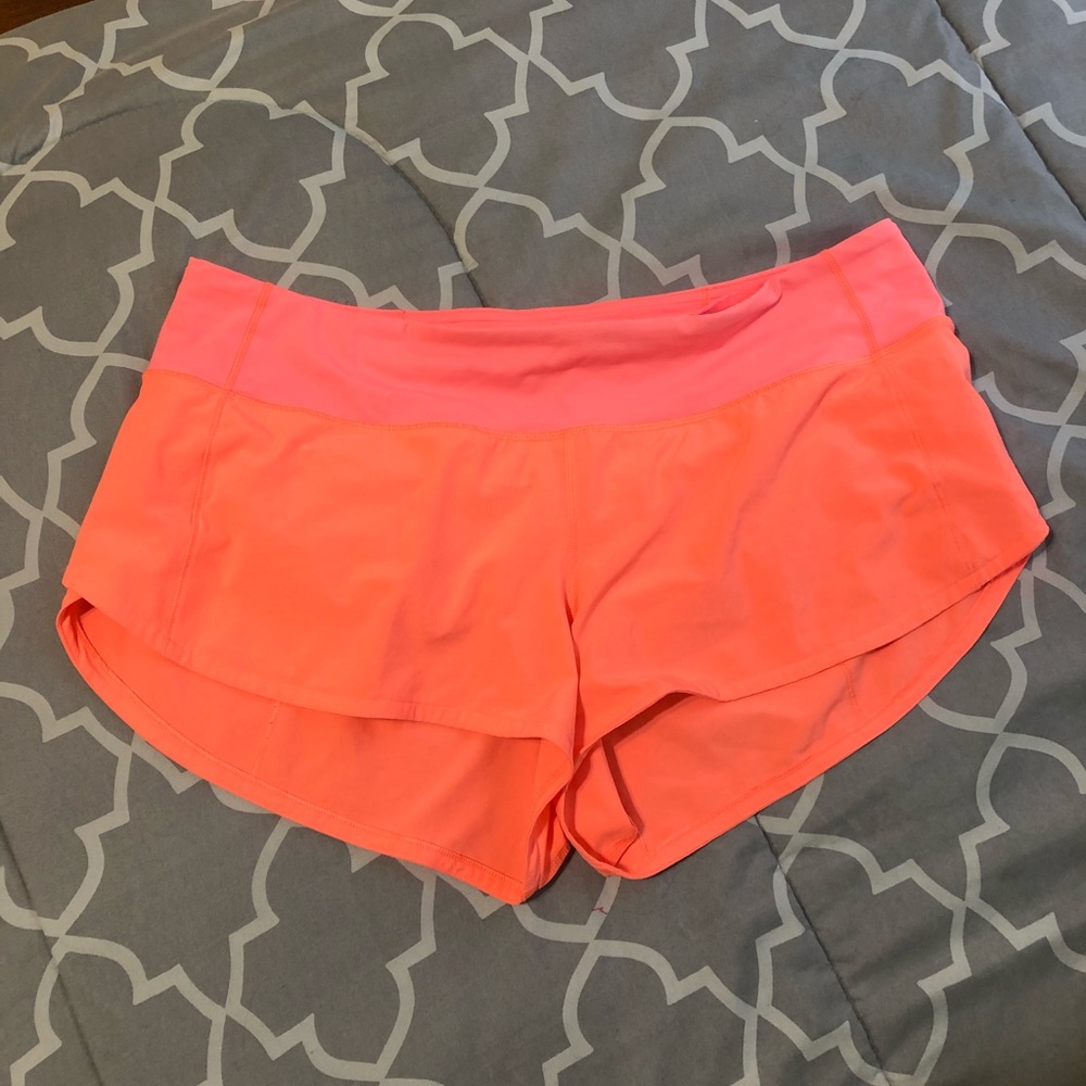 Lululemon Speed Up shorts